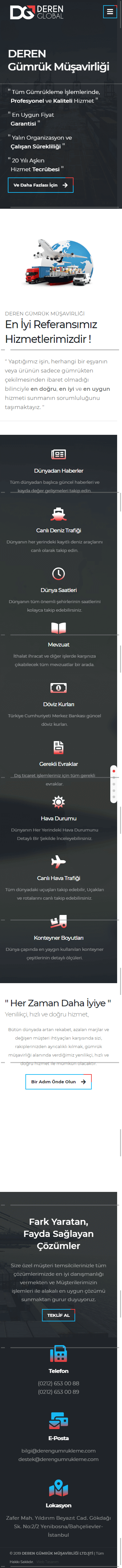 Web Tasarım Sistemleri Proje Detayı Mobil Görünüm