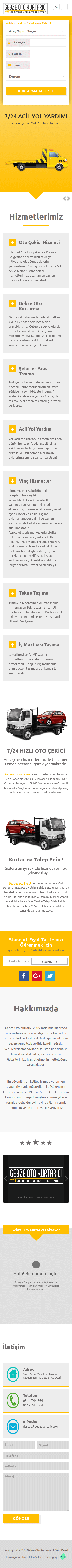 Web Tasarım Sistemleri Proje Detayı Mobil Görünüm