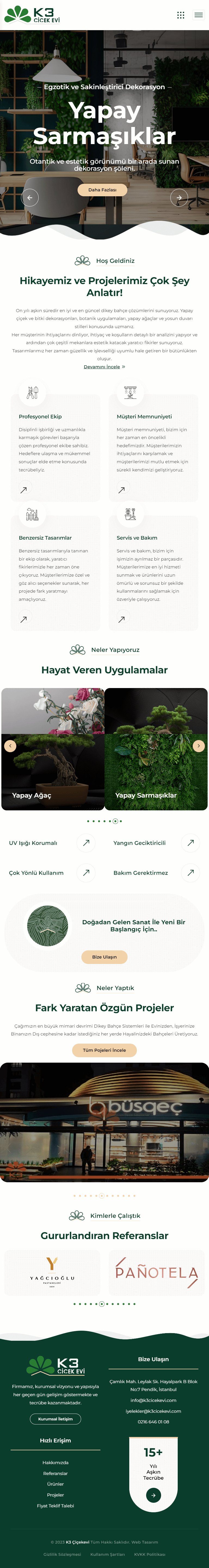Web Tasarım Sistemleri Proje Detayı Tablet Görünüm